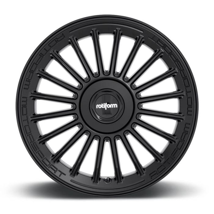 ROTIFORM BUC-M 19X8.5 ET45 5X100/112 MATTE BLACK ALLOY WHEELS