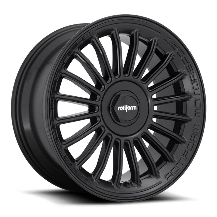 ROTIFORM BUC-M 19X8.5 ET45 5X100/112 MATTE BLACK ALLOY WHEELS