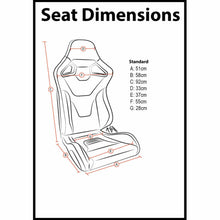 Load image into Gallery viewer, RXI Diamond Edition Low Base Reclining Seat