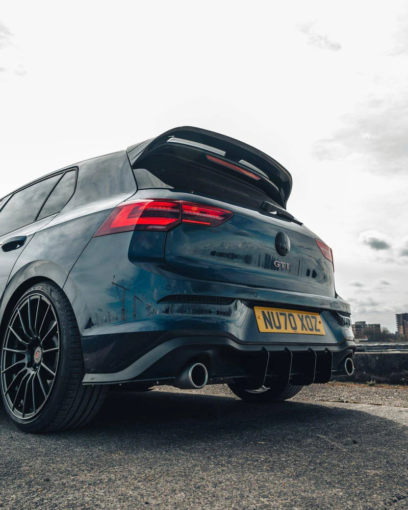 VW GOLF, GOLF GTI & GOLF R MK8 GLOSS BLACK CLUBSPORT REAR SPOILER (2019+)