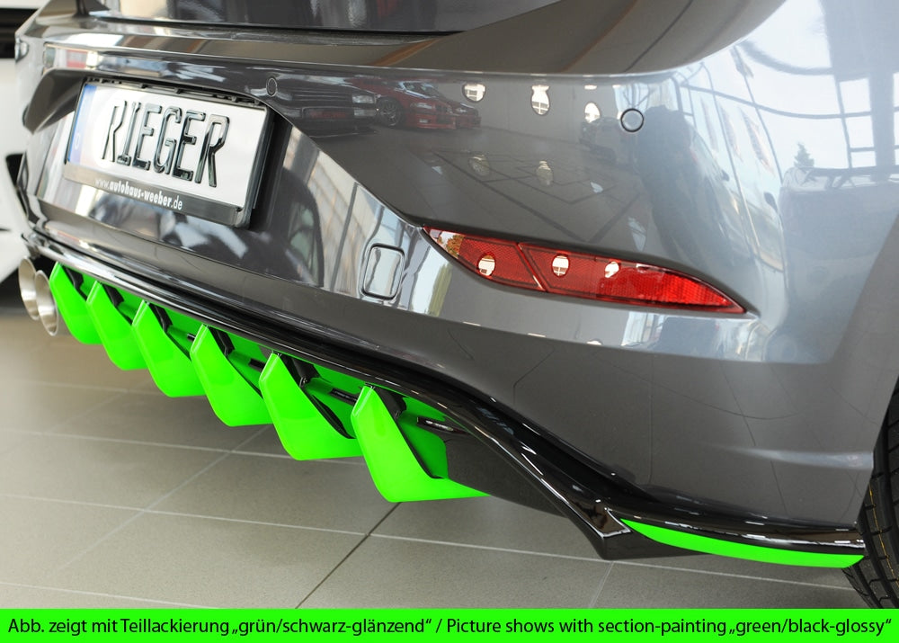 Rieger VW Polo GTI MK6 Pre-Facelift (17-21) Rear Diffuser