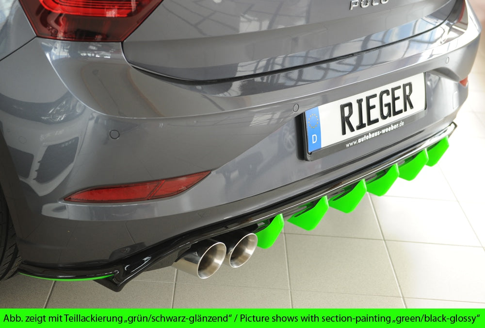 Rieger VW Polo GTI MK6 Pre-Facelift (17-21) Rear Diffuser