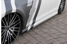 Load image into Gallery viewer, Rieger VW Golf Mk7 ‘R’/R-Line (Pre-facelift 2012-16) Side Skirt Extensions (Pair) - Satin Black - 00059571+00059572