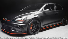 Load image into Gallery viewer, Rieger VW Golf MK7.5 R/R-Line &amp; Clubsport Side Skirt Fins for Original Side Skirts - Satin Black (2017+) - 00059575+00059576