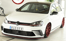 Load image into Gallery viewer, Rieger VW Golf MK7.5 R/R-Line &amp; Clubsport Side Skirt Fins for Original Side Skirts - Satin Black (2017+) - 00059575+00059576