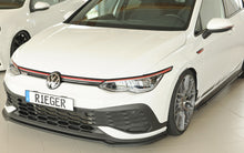 Load image into Gallery viewer, Rieger VW Golf MK8 GTI Clubsport (2021+) Front Splitter