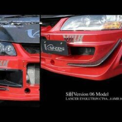 VARIS Carbon Oil Cooler Duct for Normal Bumper for 2003-05 Mitsubishi Evo VIII [CT9A] VAMI-047