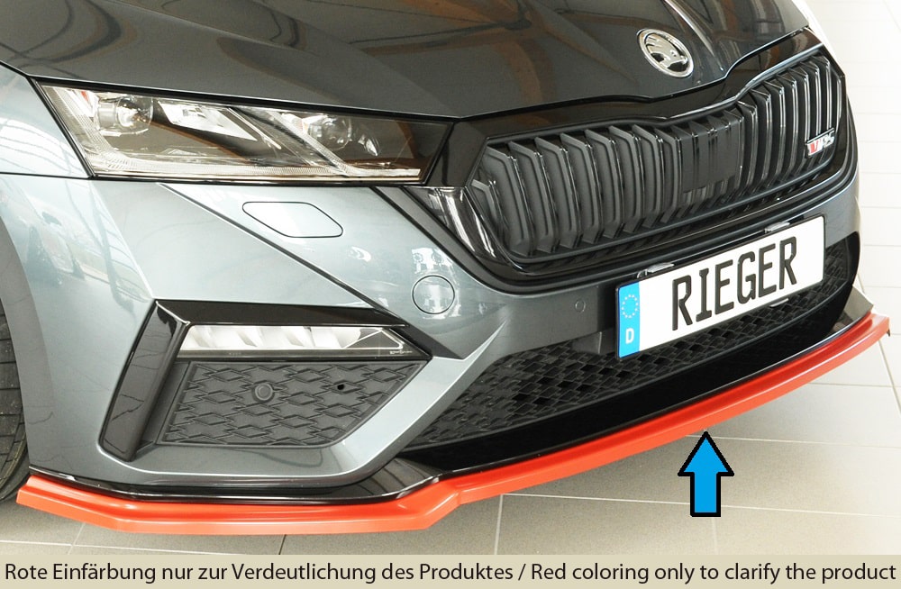 Rieger Skoda Octavia Mk4 vRS Front Splitter (2020+)