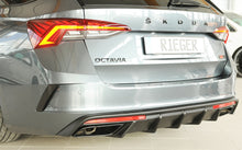 Load image into Gallery viewer, Rieger Skoda Octavia Mk4 vRS Estate Rear Diffuser (2020+)