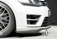 Load image into Gallery viewer, Rieger VW Golf MK7 R/R-Line Front Splitter - Gloss Black (2012-2016) - 00088091