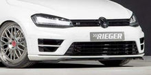 Load image into Gallery viewer, Rieger VW Golf MK7 R/R-Line Front Splitter - Gloss Black (2012-2016) - 00088091