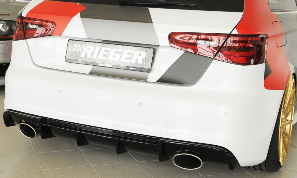 Rieger Audi S3 (8V) Hatchback Rear Diffuser - Pre-Facelift (2012-16)