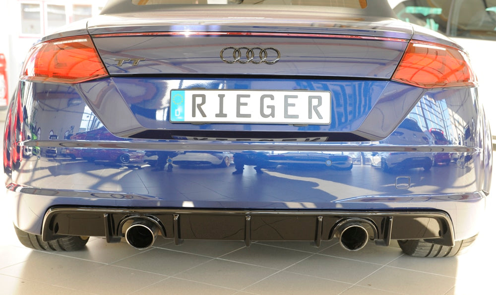 Rieger Audi TT 8S Coupe/Roadster (14+) Rear Diffuser