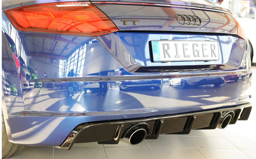 Rieger Audi TT 8S Coupe/Roadster (14+) Rear Diffuser