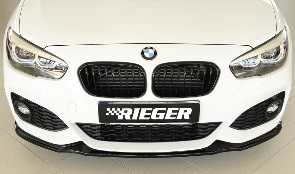 Rieger BMW M135i/M140i (F20/F21) Front Splitter - Gloss Black (2015-2019) - 00088170