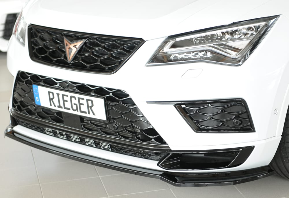 Rieger Cupra Ateca 4Drive (5FP) Front Splitter - Gloss Black (2018-2020) - 00088227