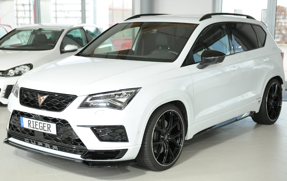 Rieger Cupra Ateca 4Drive (5FP) Front Splitter - Gloss Black (2018-2020) - 00088227