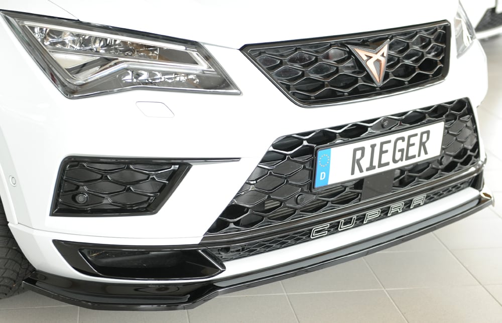 Rieger Cupra Ateca 4Drive (5FP) Front Splitter - Gloss Black (2018-2020) - 00088227