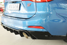 Load image into Gallery viewer, Rieger Ford Focus Mk4 ST Estate Rear Bumper Diffuser - Gloss Black (2018+) - 00088238