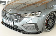 Load image into Gallery viewer, Rieger Skoda Octavia Mk4 vRS Front Splitter (2020+)