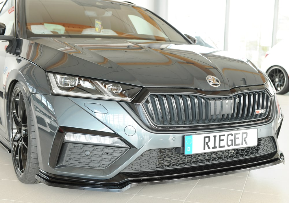 Rieger Skoda Octavia Mk4 vRS Front Splitter (2020+)