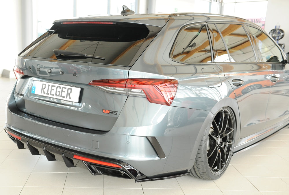 Rieger Skoda Octavia Mk4 vRS Estate Rear Diffuser (2020+)