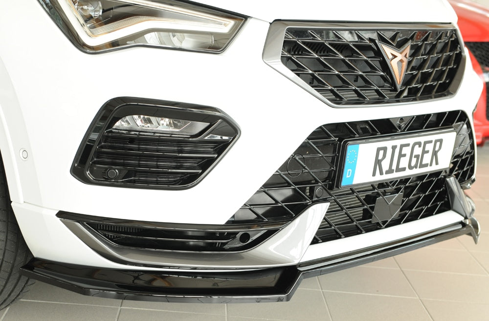 Rieger Cupra Ateca (5FP) Front Splitter - Gloss Black (2018-2020) - 00088278