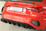 Rieger Audi S3 (8Y) Saloon Rear Diffuser (2020+)