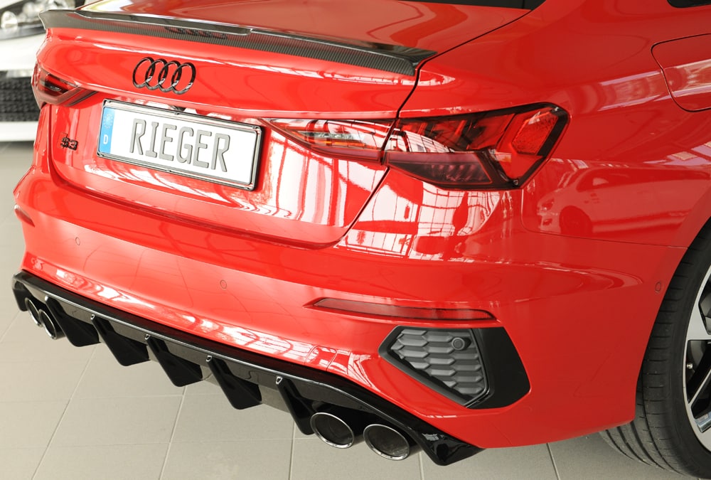 Rieger Audi S3 (8Y) Saloon Rear Diffuser (2020+)