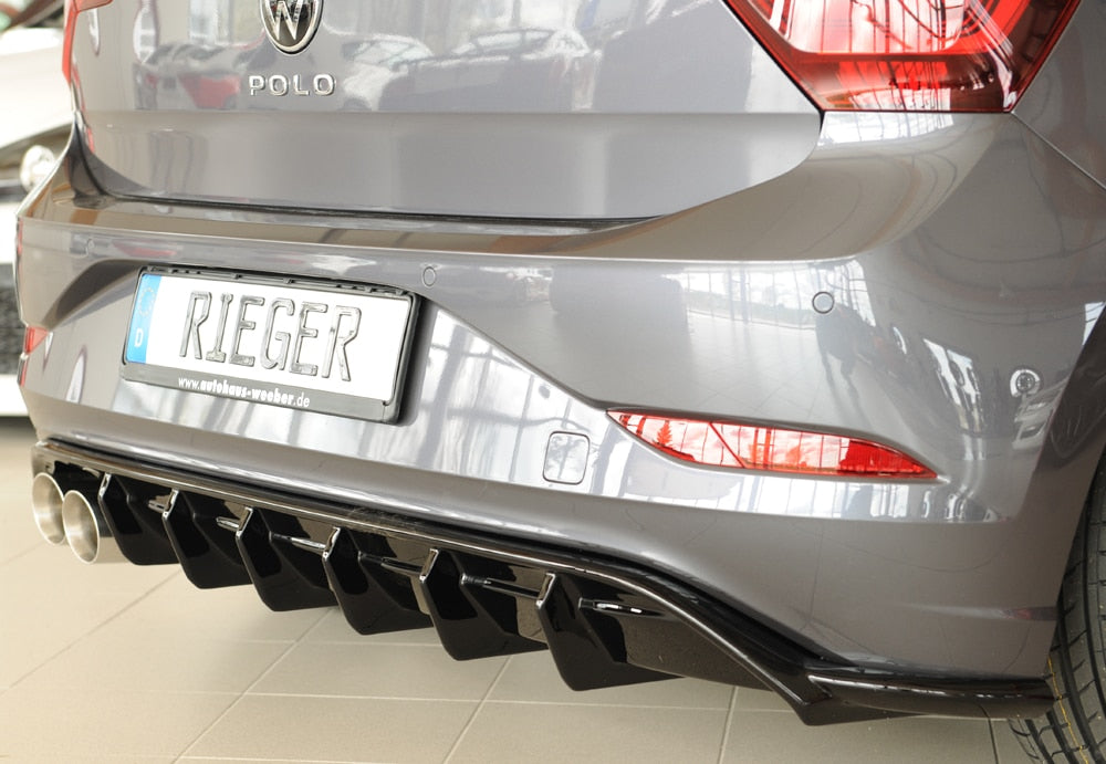 Rieger VW Polo GTI MK6 Pre-Facelift (17-21) Rear Diffuser