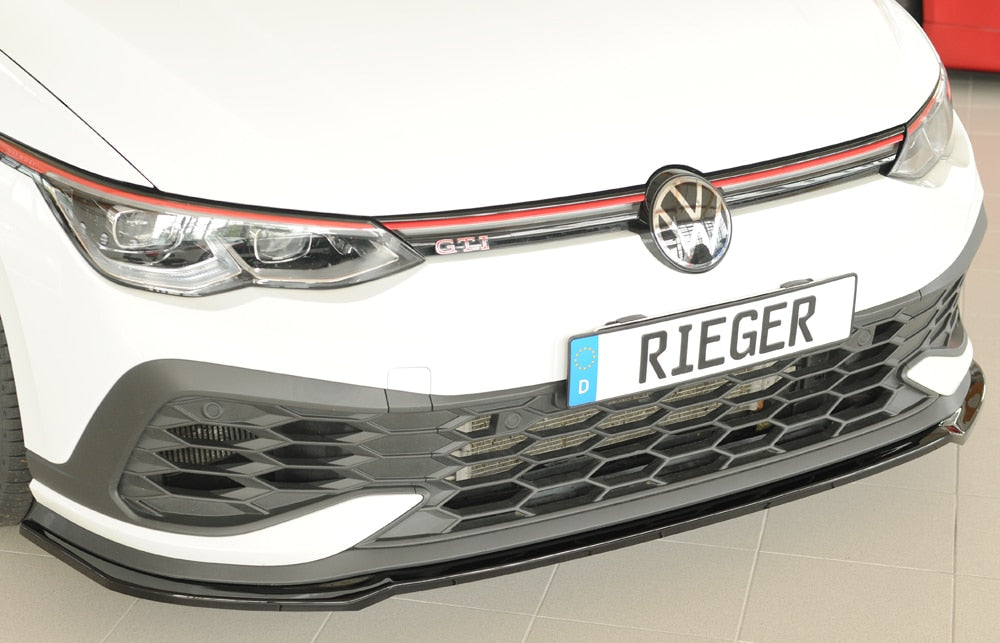 Rieger VW Golf MK8 GTI Clubsport (2021+) Front Splitter