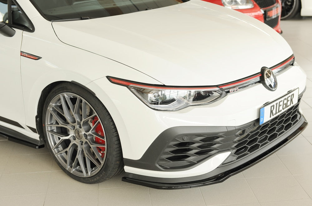 Rieger VW Golf MK8 GTI Clubsport (2021+) Front Splitter