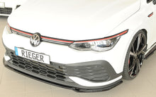 Load image into Gallery viewer, Rieger VW Golf MK8 GTI Clubsport (2021+) Front Splitter