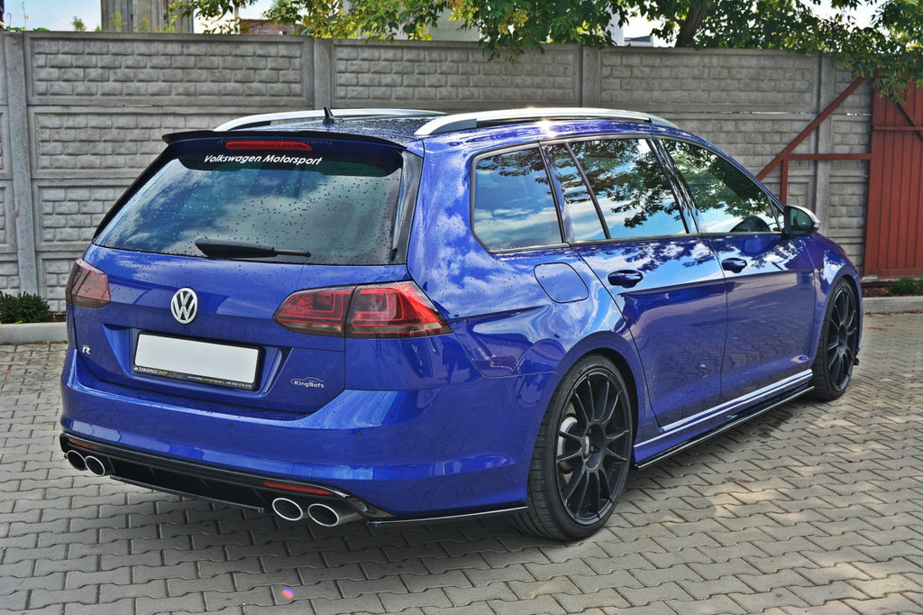 Maxton Design Central Rear Splitter VW Golf Mk7 R Estate (Without A Vertical Bar) (2013-2016) - VW-GO-7-R-VA-RD1