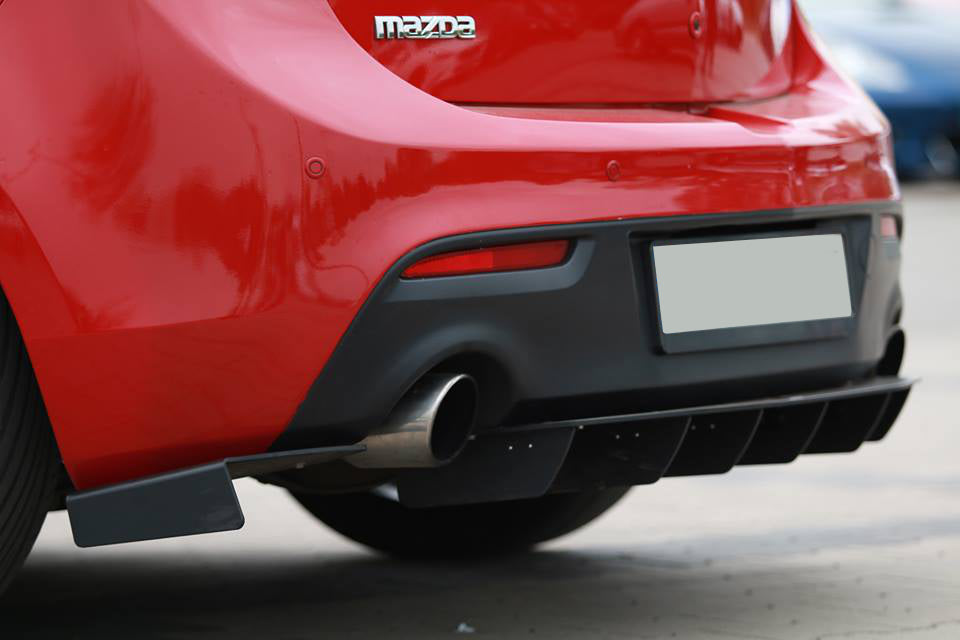 Maxton Design Rear Diffuser Mazda 3 Mk2 Mps - MA-3-2-MPS-CNC-RS1A