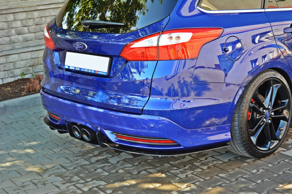 Maxton Design Rear Diffuser Ford Focus 3 ST Estate (Fits ST Estate Version Only) - FO-FO-3-ST-VA-CNC-RS1A