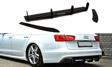 Load image into Gallery viewer, Maxton Design Audi A6 C7 S-Line Avant (2.0 TDI) Rear Diffuser &amp; Rear Side Splitters - AU-A6-C7-SLINE-AV-CNC-RS1A