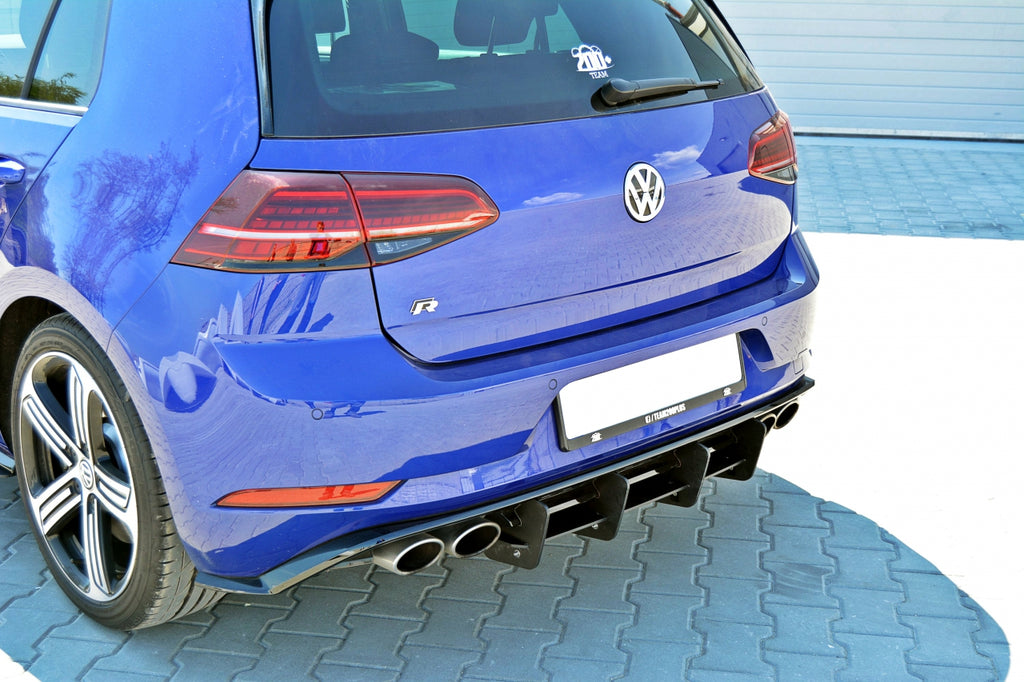 Maxton Design Rear Diffuser Volkswagen Golf R 7.5 - VW-GO-7F-R-CNC-RS1A