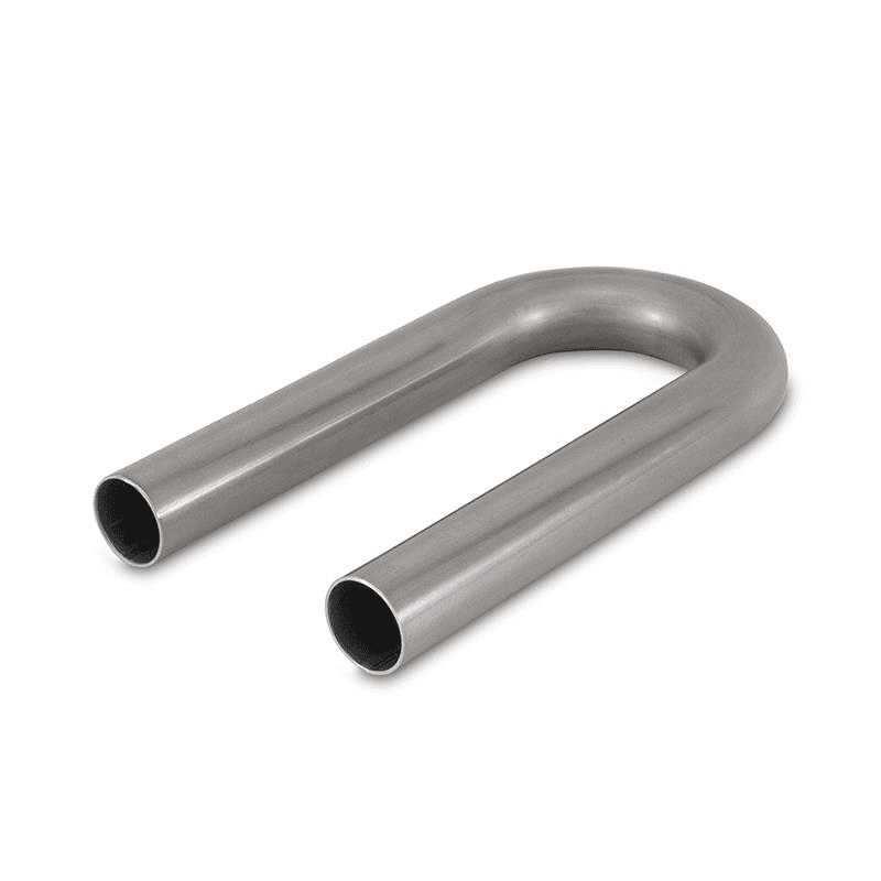 2" Natural Stainless Steel 180 Degree Bend