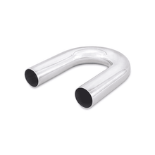 Load image into Gallery viewer, 2.25&quot; Polished Aluminum 180 Degree Bend