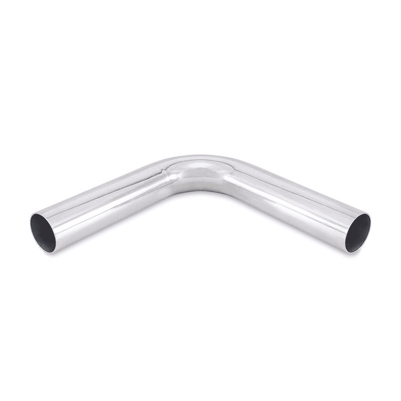 2.25" Polished Aluminum 90 Degree Bend