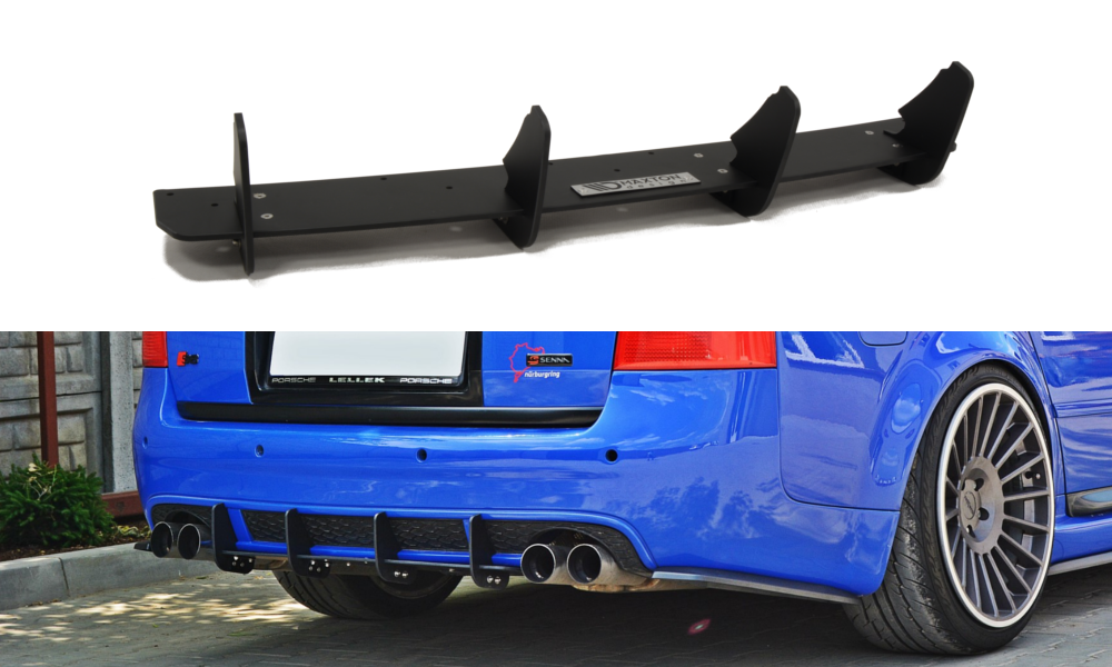 Maxton Design Rear Diffuser Audi RS6 C5 Avant - AU-RS6-C5-CNC-RS1A