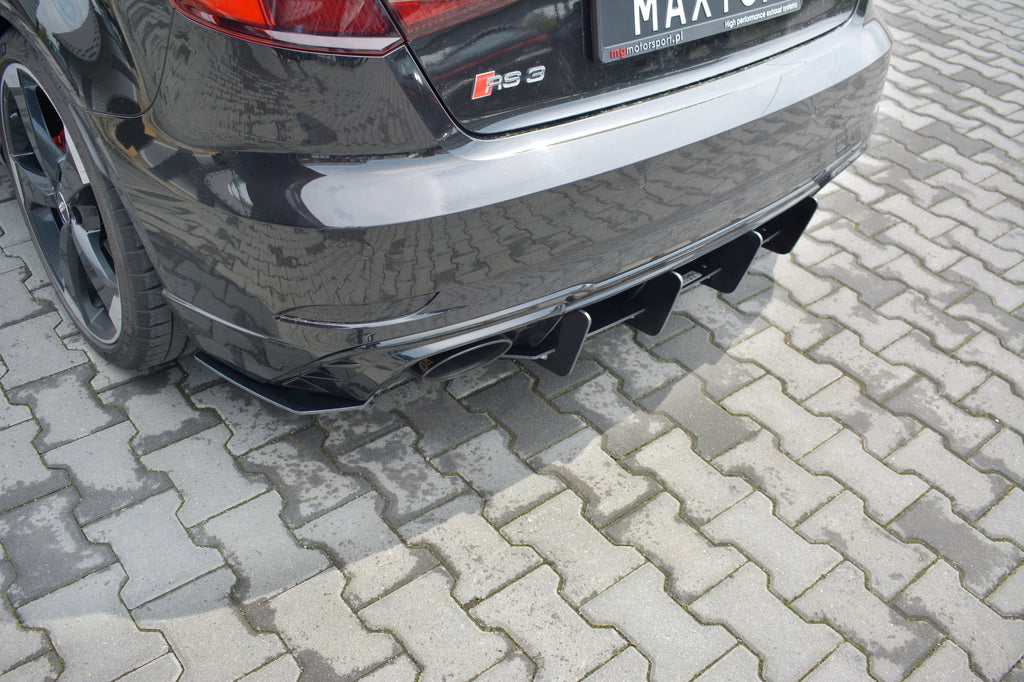 Maxton Design Rear Diffuser V.1 Audi RS3 8V Facelift Sportback (2017+) - AU-RS3-8VF-CNC-RS1A