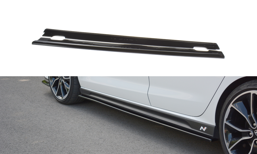 Maxton Design Side Skirts Diffusers Hyundai I30 Mk3 N (2017+) - HY-I30-3-N-SD1