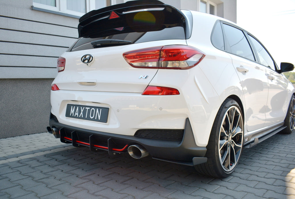 Maxton Design Rear Diffuser Hyundai I30 Mk3 N (2017+) - HY-I30-3-N-CNC-RS1A