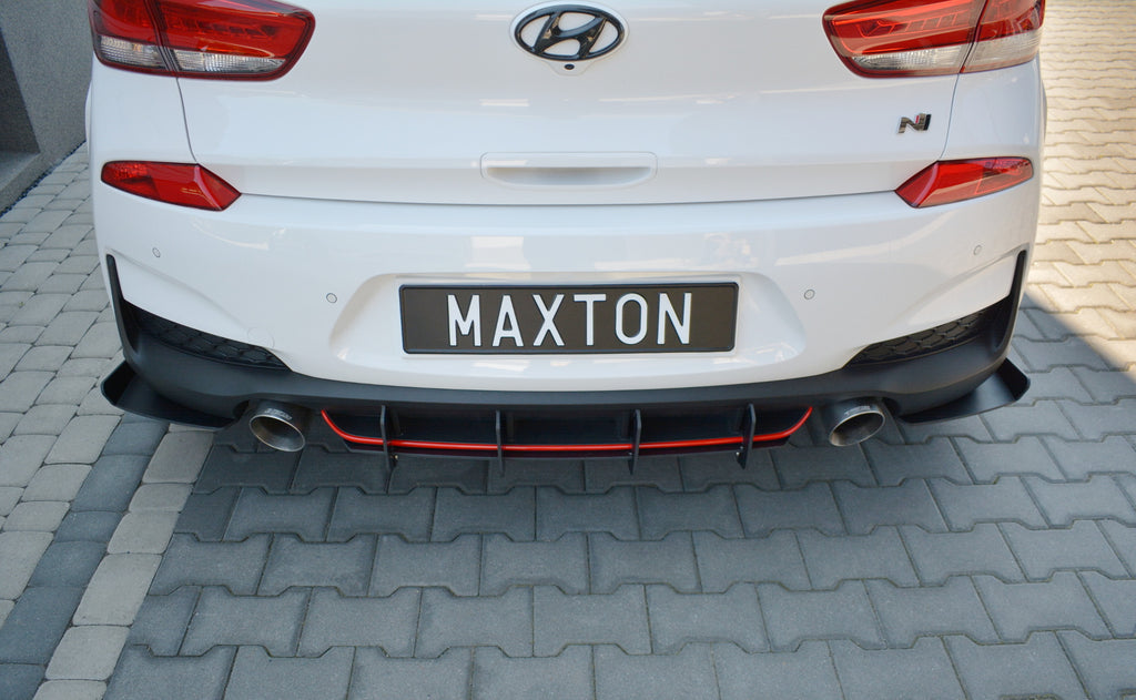 Maxton Design Rear Diffuser Hyundai I30 Mk3 N (2017+) - HY-I30-3-N-CNC-RS1A