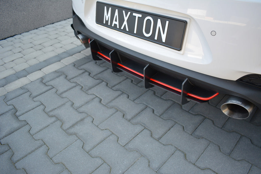 Maxton Design Rear Diffuser Hyundai I30 Mk3 N (2017+) - HY-I30-3-N-CNC-RS1A