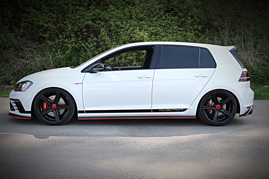 Maxton Design Side Skirts Diffusers Volkswagen Golf Mk7 GTI Clubsport (2016-2017) - VW-GO-7-GTI-CS-SD1