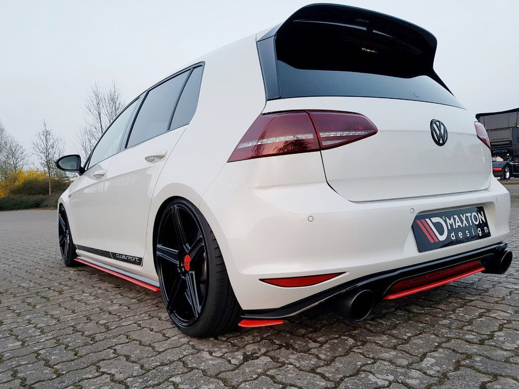 Maxton Design Rear Side Splitters Volkswagen Golf Mk7 GTI Clubsport (2016-2017) - VW-GO-7-GTI-CS-RSD1