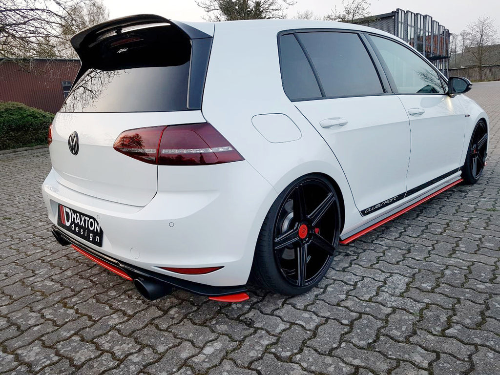 Maxton Design Rear Side Splitters Volkswagen Golf Mk7 GTI Clubsport (2016-2017) - VW-GO-7-GTI-CS-RSD1